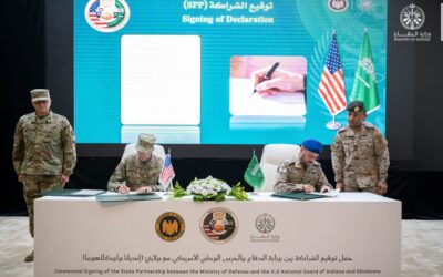 وزارة الدفاع السعودية توقع اتفاقية شراكة عسكرية مع الحرس الوطني الأميركي